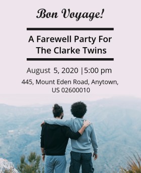 Create Custom Farewell Party Invitation Cards For Free Photoadking