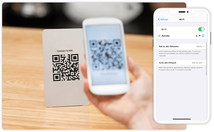 Generate WiFi QR Code With
                      Ease